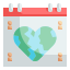 external calendar-world-humanitarian-day-wanicon-flat-wanicon icon
