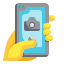 external camera-smartphone-application-wanicon-flat-wanicon icon