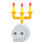 external candelabra-halloween-decoration-wanicon-flat-wanicon icon