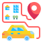 external car-location-wanicon-flat-wanicon icon