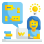 external chat-work-at-home-wanicon-flat-wanicon icon