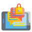external chatbot-online-shopping-wanicon-flat-wanicon icon