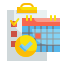 external checklist-calendar-and-dates-wanicon-flat-wanicon icon