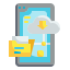 external cloud-computing-smartphone-application-wanicon-flat-wanicon icon