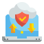 external cloud-online-security-wanicon-flat-wanicon icon