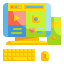 external computer-free-time-wanicon-flat-wanicon icon