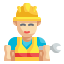 external construction-worker-labour-day-wanicon-flat-wanicon icon