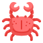 external crab-tropical-wanicon-flat-wanicon icon