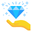 external diamond-award-and-success-wanicon-flat-wanicon icon