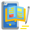 external diary-stay-at-home-wanicon-flat-wanicon icon
