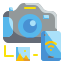 external digital-camera-internet-of-things-wanicon-flat-wanicon icon