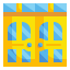 external door-construction-wanicon-flat-wanicon icon