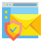 external e-mail-online-security-wanicon-flat-wanicon icon