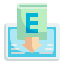 external ebook-online-learning-wanicon-flat-wanicon icon