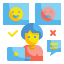 external feedback-influencer-marketing-wanicon-flat-wanicon icon