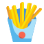 external french-fries-birthday-and-party-wanicon-flat-wanicon icon