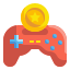 external game-pad-video-game-wanicon-flat-wanicon icon