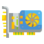 external graphics-card-computer-hardware-wanicon-flat-wanicon icon