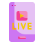 external live-live-and-streaming-wanicon-flat-wanicon-1 icon