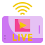 external live-live-and-streaming-wanicon-flat-wanicon icon