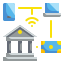 external online-banking-internet-of-things-wanicon-flat-wanicon icon