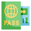 external passport-travel-wanicon-flat-wanicon icon