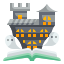 external pop-up-halloween-decoration-wanicon-flat-wanicon icon