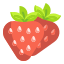 external strawberry-fruits-and-vegetables-wanicon-flat-wanicon icon