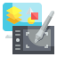 external tablet-graphic-design-wanicon-flat-wanicon icon