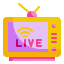 external tv-live-and-streaming-wanicon-flat-wanicon icon