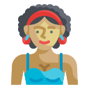 external african-woman-avatar-wanicon-flat-wanicon icon
