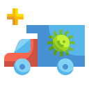 external ambulance-virus-transmission-wanicon-flat-wanicon icon