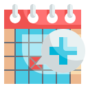 external appointment-health-checkup-wanicon-flat-wanicon icon