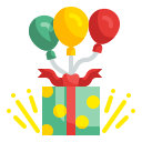 external balloons-gift-box-wanicon-flat-wanicon icon
