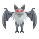 external bat-halloween-decoration-wanicon-flat-wanicon icon