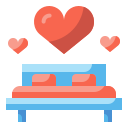 external bed-love-wanicon-flat-wanicon icon