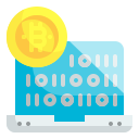 external binary-code-digital-currency-wanicon-flat-wanicon icon