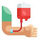 external blood-transfusion-hospital-wanicon-flat-wanicon icon