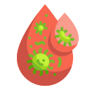 external blood-virus-transmission-wanicon-flat-wanicon icon