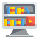 external book-shelf-online-course-wanicon-flat-wanicon icon