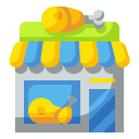 external butcher-shop-shop-and-store-wanicon-flat-wanicon icon