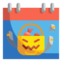 external calendar-halloween-wanicon-flat-wanicon icon