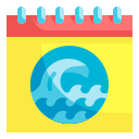 external calendar-world-oceans-day-wanicon-flat-wanicon icon