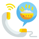 external call-food-delivery-wanicon-flat-wanicon icon