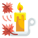 external candle-thanksgiving-wanicon-flat-wanicon icon