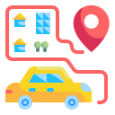 external car-location-wanicon-flat-wanicon icon
