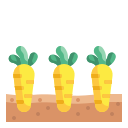 external carrots-farming-and-agriculture-wanicon-flat-wanicon icon