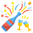 external champagne-happy-new-year-wanicon-flat-wanicon icon