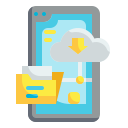 external cloud-computing-smartphone-application-wanicon-flat-wanicon icon