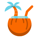 external coconut-beach-wanicon-flat-wanicon icon